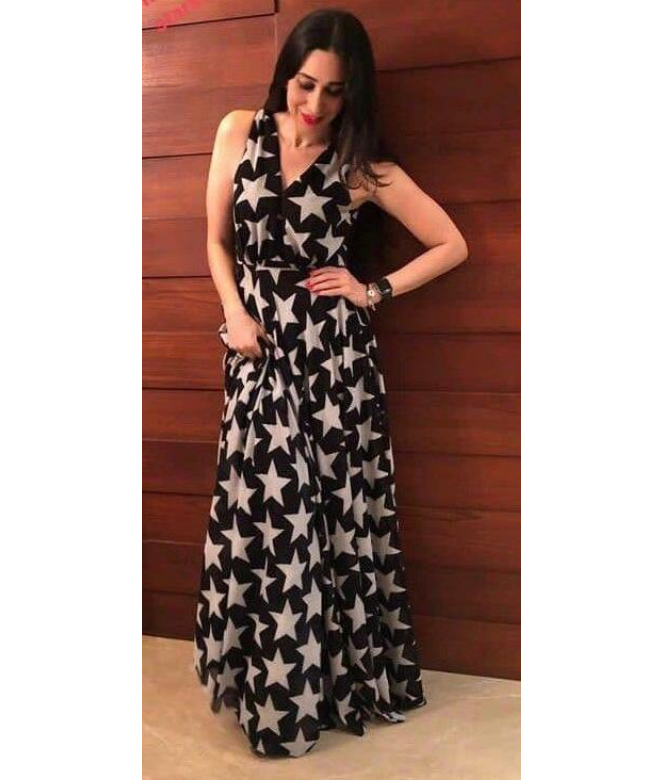 Star Printed Gown-thumbnail